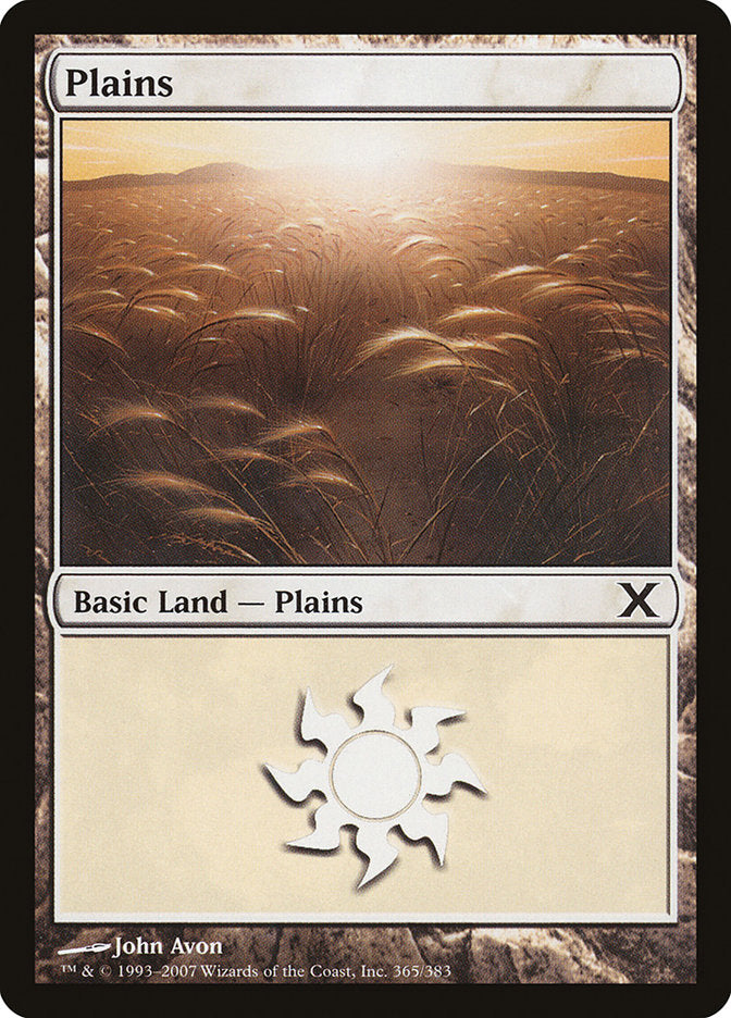 Plains (365) [Tenth Edition] | Good Games North