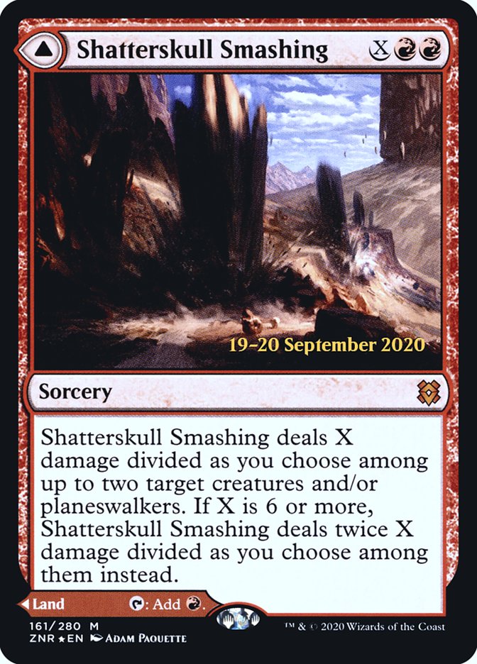 Shatterskull Smashing // Shatterskull, the Hammer Pass  [Zendikar Rising Prerelease Promos] | Good Games North