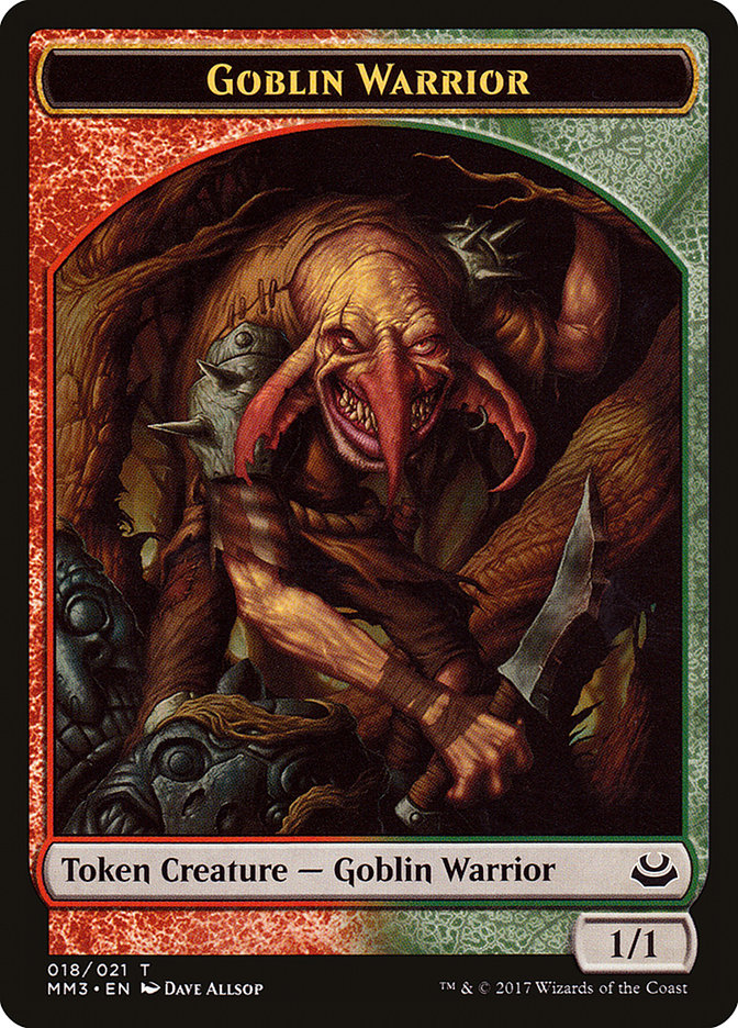 Goblin Warrior [Modern Masters 2017 Tokens] | Good Games North