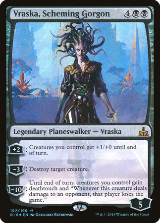 Vraska, Scheming Gorgon [Rivals of Ixalan] | Good Games North