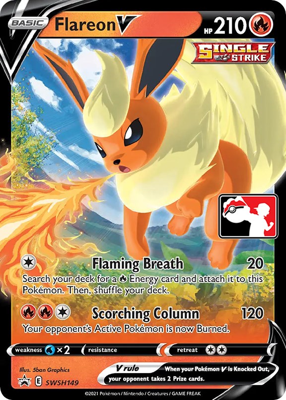 Flareon V (SWSH149) [Prize Pack Series One] | Good Games North
