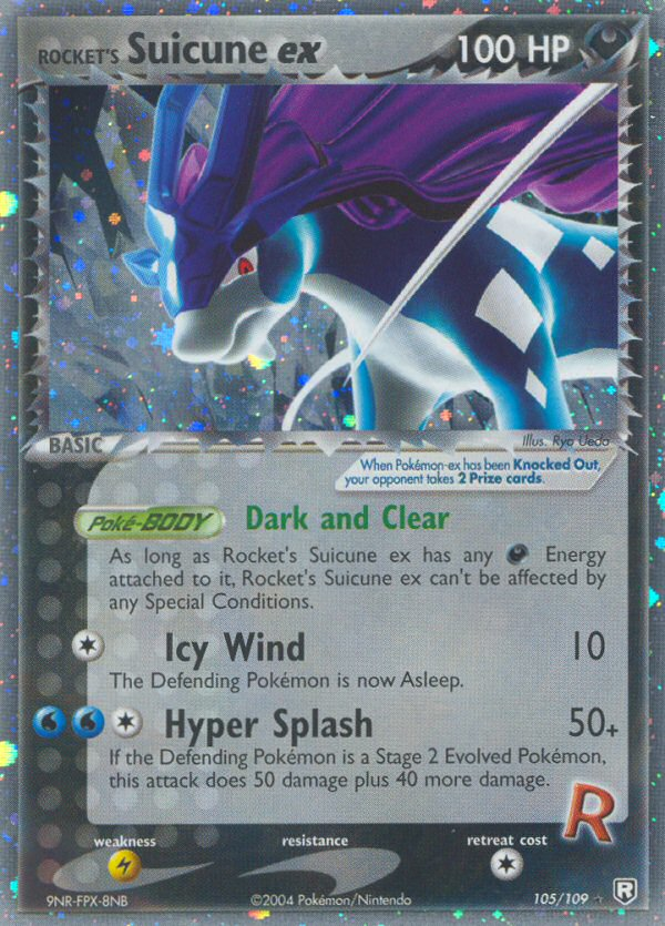 Rocket's Suicune ex (105/109) [EX: Team Rocket Returns] | Good Games North