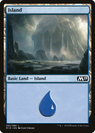 Island (265) [Core Set 2019] | Good Games North