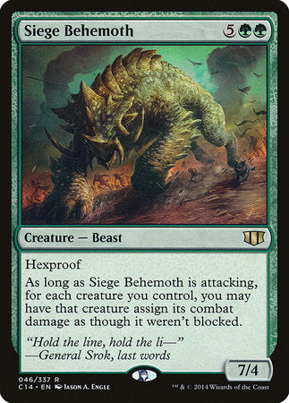 Siege Behemoth [Commander 2014] | Good Games North