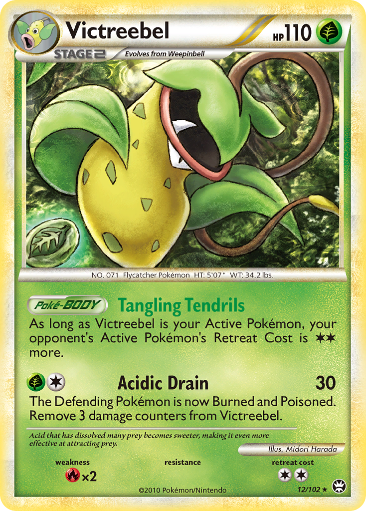 Victreebel (12/102) [HeartGold & SoulSilver: Triumphant] | Good Games North