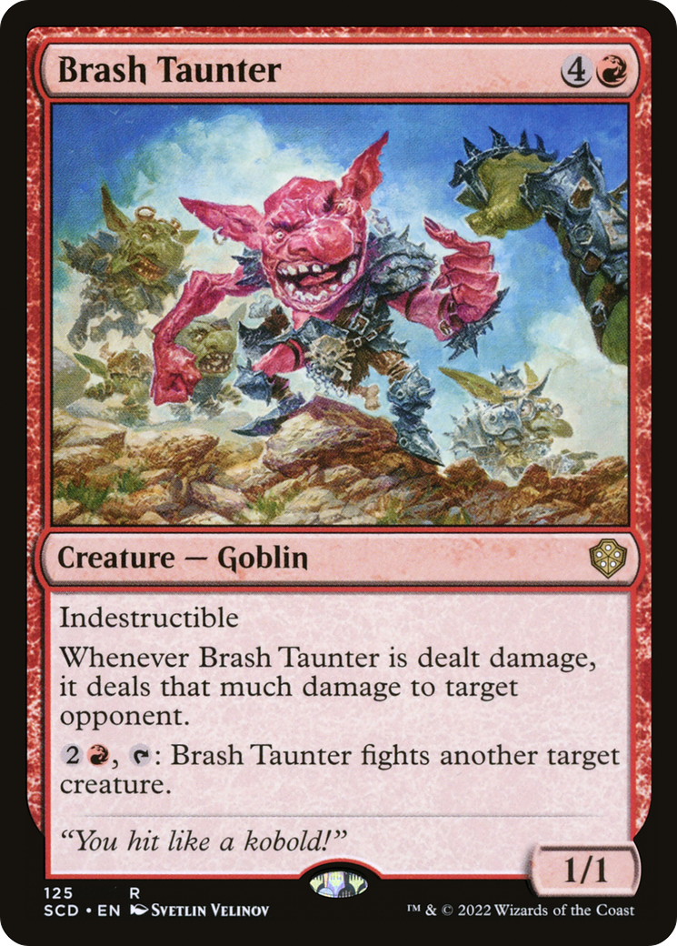 Brash Taunter [Starter Commander Decks] | Good Games North