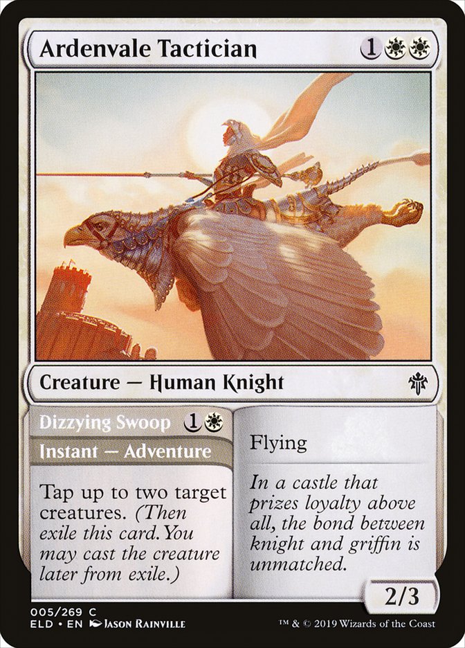 Ardenvale Tactician // Dizzying Swoop [Throne of Eldraine] | Good Games North