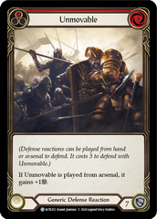Unmovable (Red) [U-WTR212] (Welcome to Rathe Unlimited)  Unlimited Rainbow Foil | Good Games North