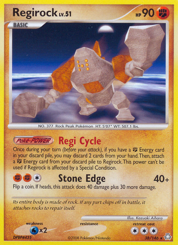Regirock (38/146) [Diamond & Pearl: Legends Awakened] | Good Games North