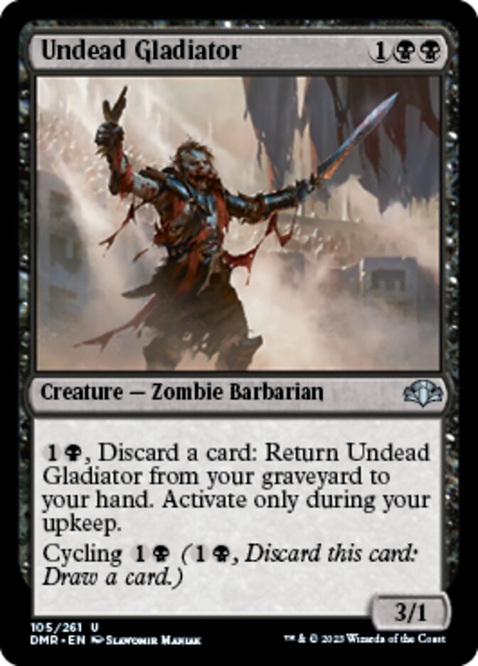 Undead Gladiator [Dominaria Remastered] | Good Games North