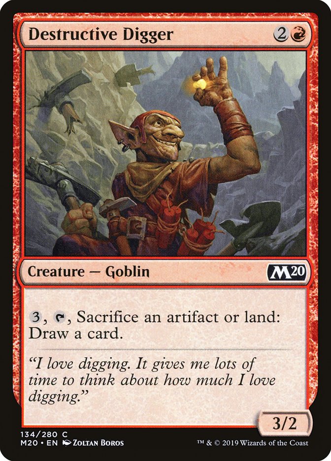 Destructive Digger [Core Set 2020] | Good Games North