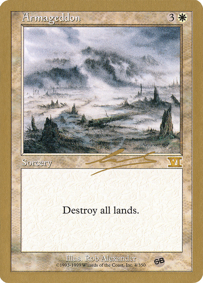 Armageddon (Nicolas Labarre) (SB) [World Championship Decks 2000] | Good Games North