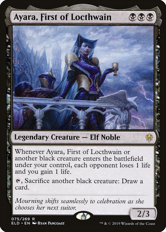 Ayara, First of Locthwain [Throne of Eldraine] | Good Games North