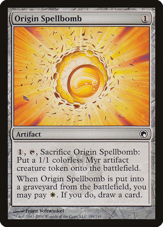 Origin Spellbomb [Scars of Mirrodin] | Good Games North