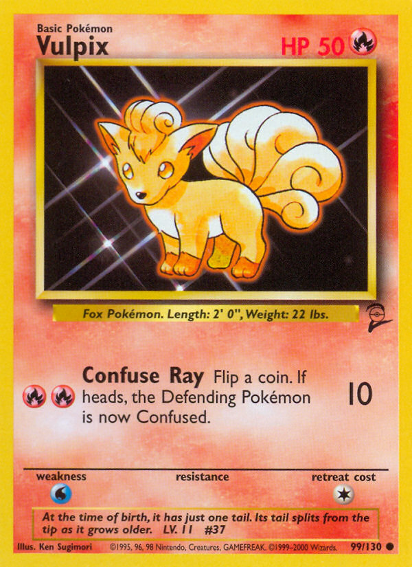 Vulpix (99/130) [Base Set 2] | Good Games North