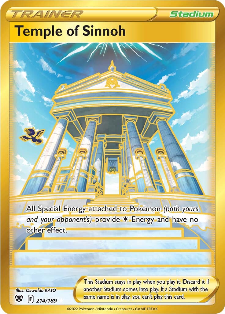 Temple of Sinnoh (214/189) [Sword & Shield: Astral Radiance] | Good Games North