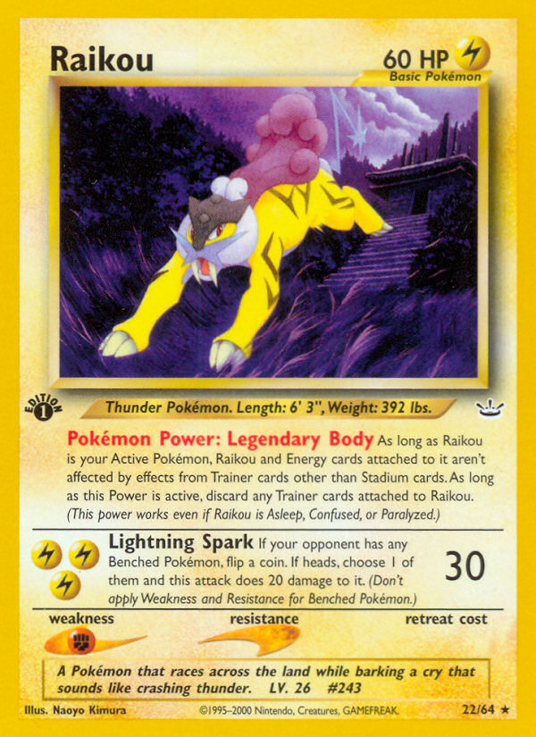 Raikou (22/64) [Neo Revelation 1st Edition] | Good Games North