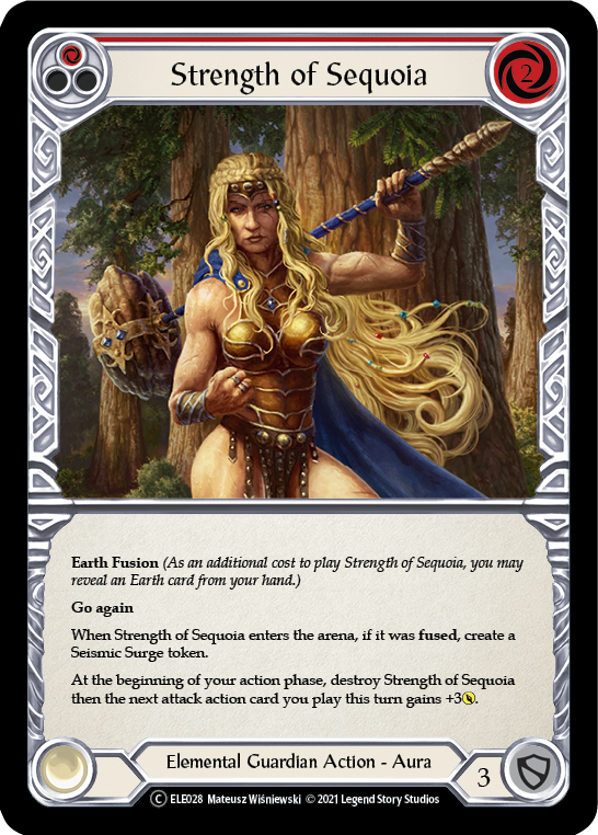 Strength of Sequoia (Red) [U-ELE028] Unlimited Normal | Good Games North