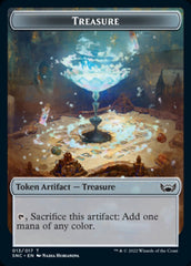 Squid // Treasure (013) Double-sided Token [Streets of New Capenna Commander Tokens] | Good Games North