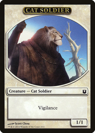 Cat Soldier Token [Born of the Gods Tokens] | Good Games North