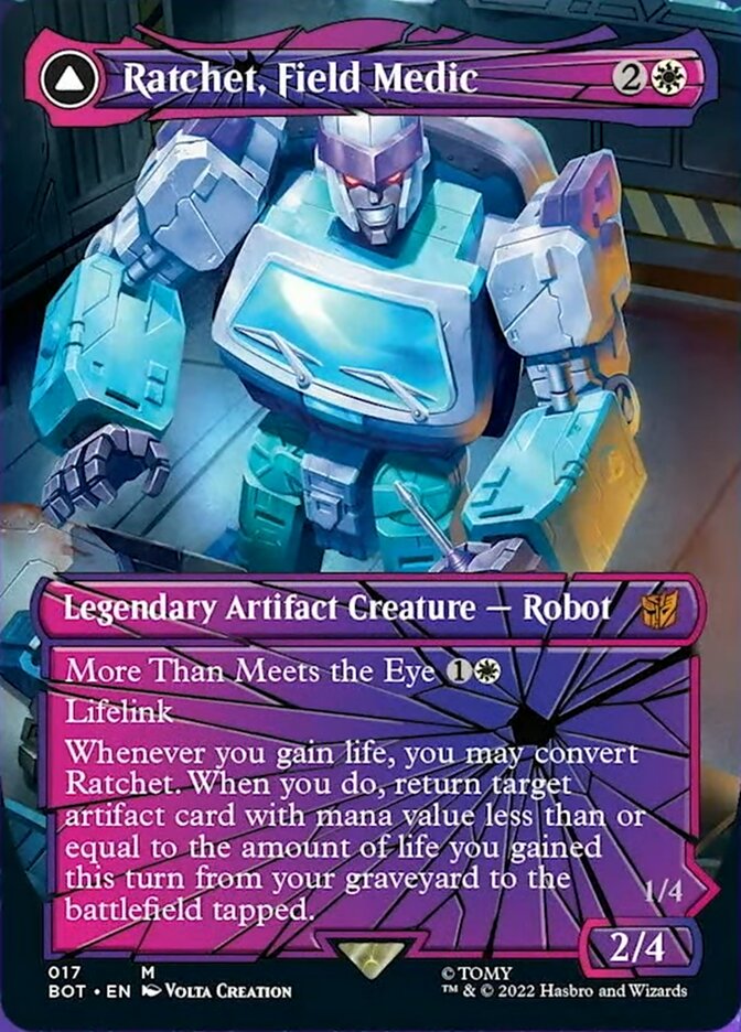 Ratchet, Field Medic // Ratchet, Rescue Racer (Shattered Glass) [Universes Beyond: Transformers] | Good Games North