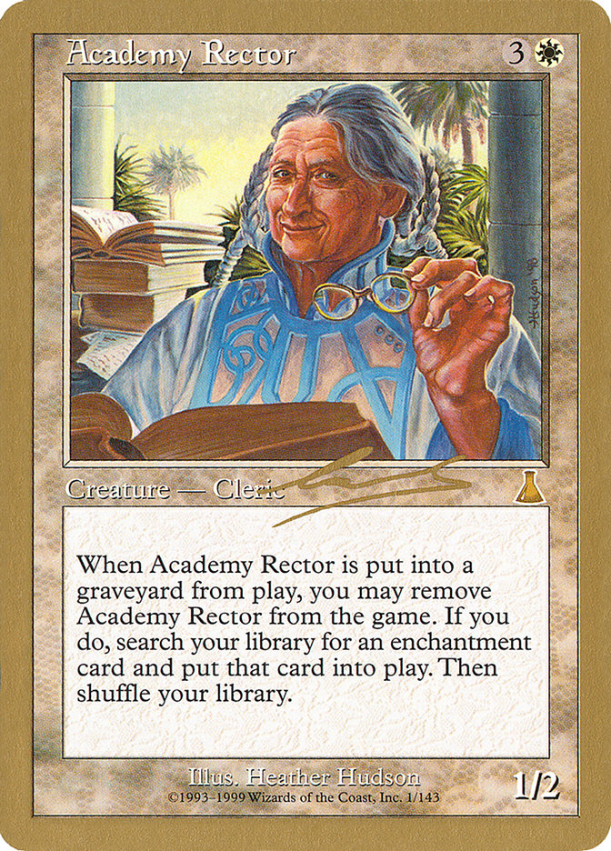 Academy Rector (Nicolas Labarre) [World Championship Decks 2000] | Good Games North