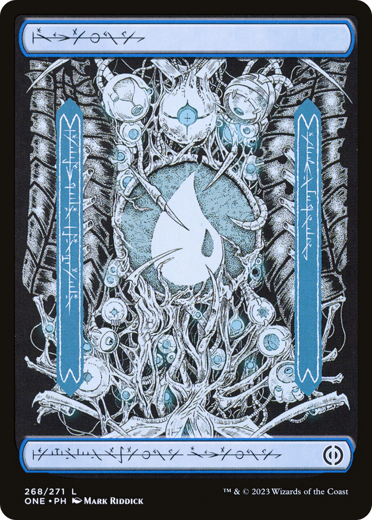Island (268) (Phyrexian) [Phyrexia: All Will Be One] | Good Games North