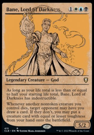 Bane, Lord of Darkness (Showcase) [Commander Legends: Battle for Baldur's Gate] | Good Games North