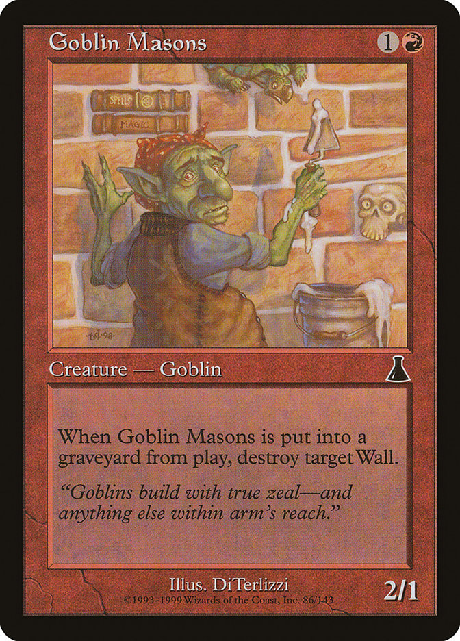 Goblin Masons [Urza's Destiny] | Good Games North