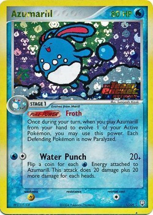 Azumarill (1/109) (Stamped) [EX: Team Rocket Returns] | Good Games North