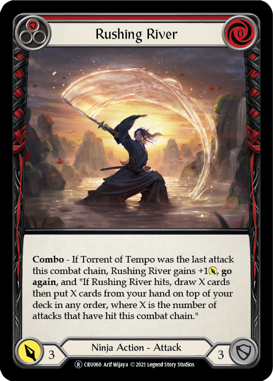 Rushing River (Red) [U-CRU060-RF] Unlimited Rainbow Foil | Good Games North