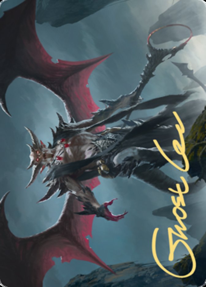 Taborax, Hope's Demise Art Card (Gold-Stamped Signature) [Zendikar Rising Art Series] | Good Games North