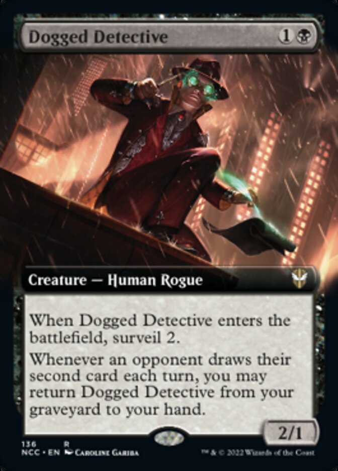 Dogged Detective (Extended Art) [Streets of New Capenna Commander] | Good Games North