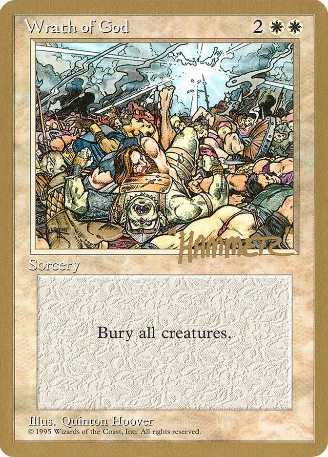 Wrath of God (Shawn "Hammer" Regnier) [Pro Tour Collector Set] | Good Games North