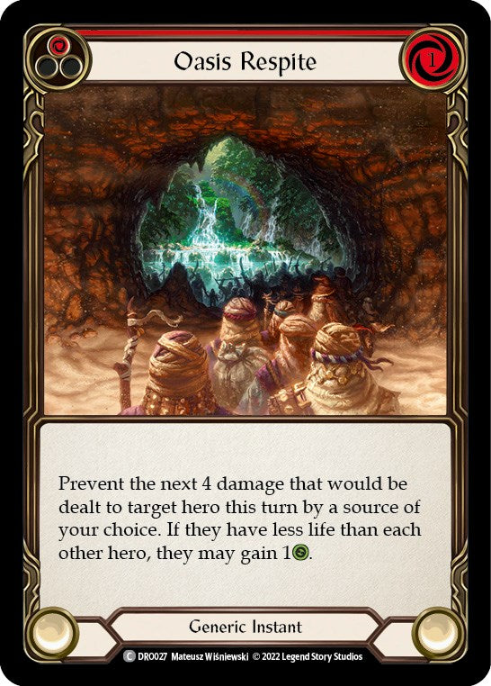 Oasis Respite [DRO027] (Uprising Dromai Blitz Deck) | Good Games North