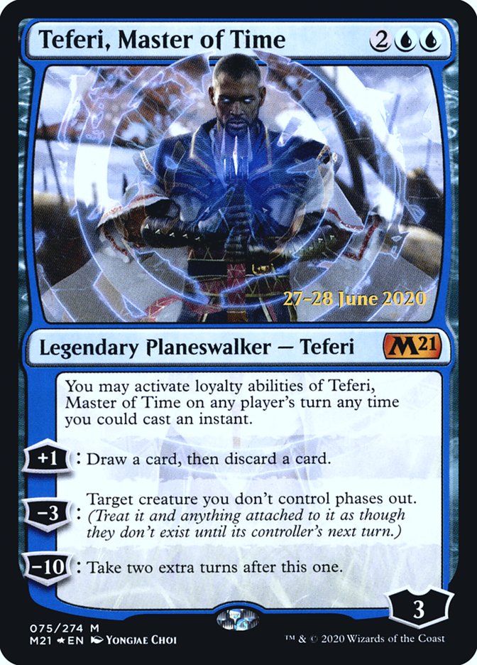 Teferi, Master of Time  [Core Set 2021 Prerelease Promos] | Good Games North