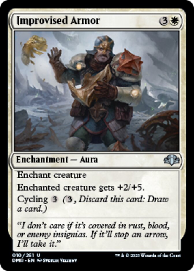 Improvised Armor [Dominaria Remastered] | Good Games North