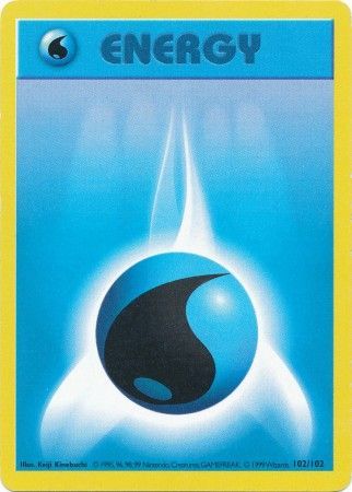 Water Energy (102/102) [Base Set Shadowless Unlimited] | Good Games North