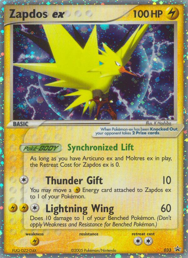 Zapdos ex (033) [Nintendo: Black Star Promos] | Good Games North