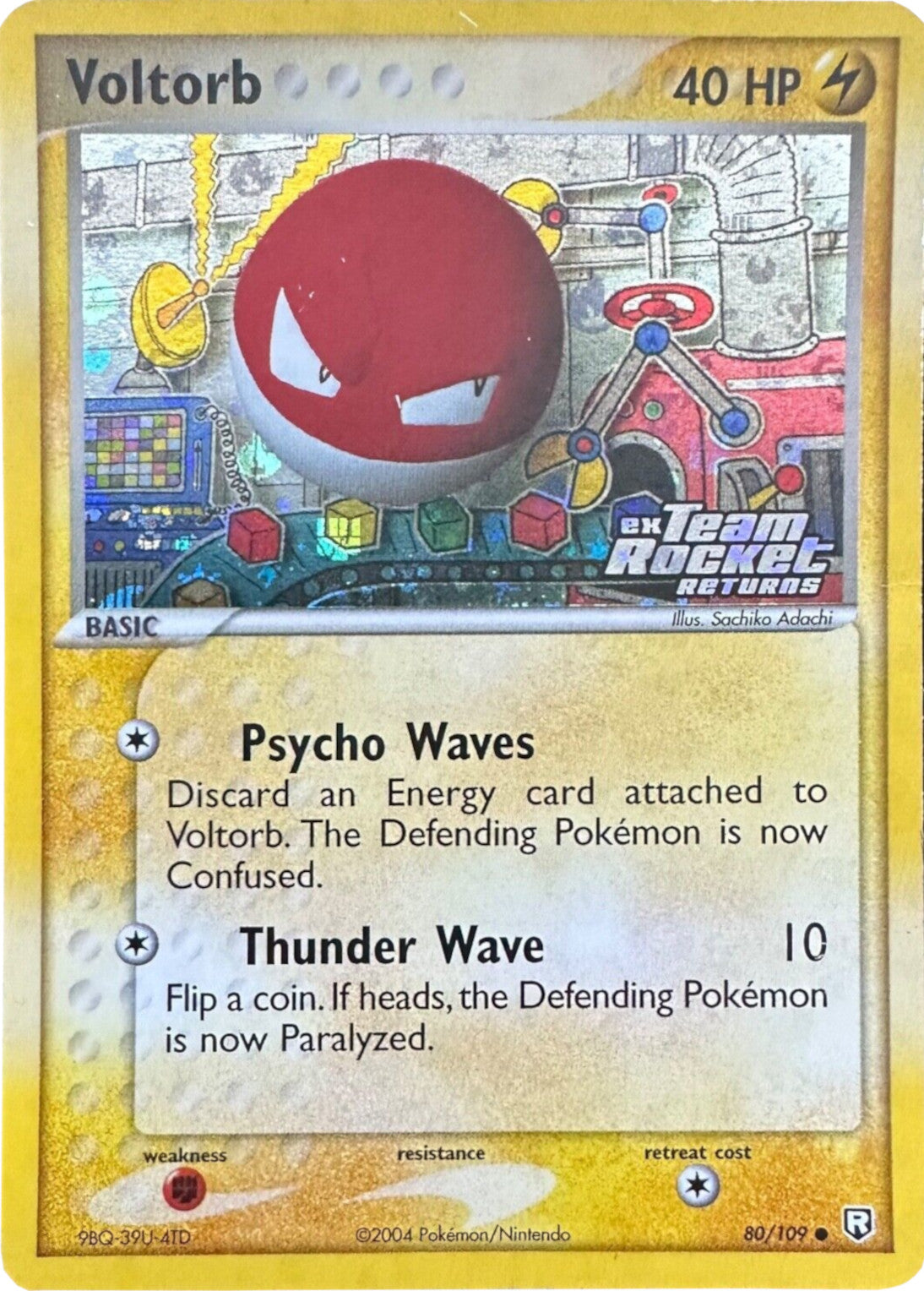 Voltorb (80/109) (Stamped) [EX: Team Rocket Returns] | Good Games North