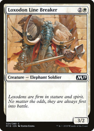 Loxodon Line Breaker [Core Set 2019] | Good Games North