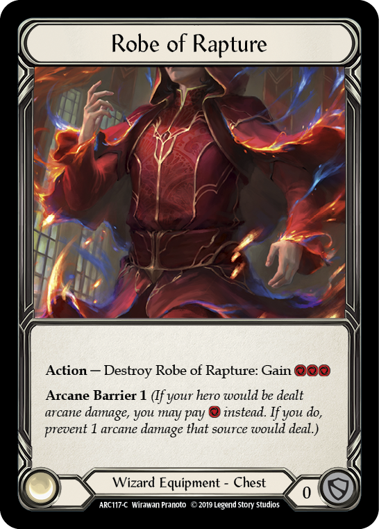 Robe of Rapture [ARC117-C] 1st Edition Cold Foil | Good Games North