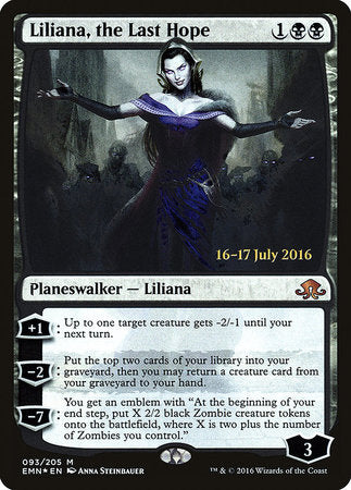 Liliana, the Last Hope [Eldritch Moon Promos] | Good Games North