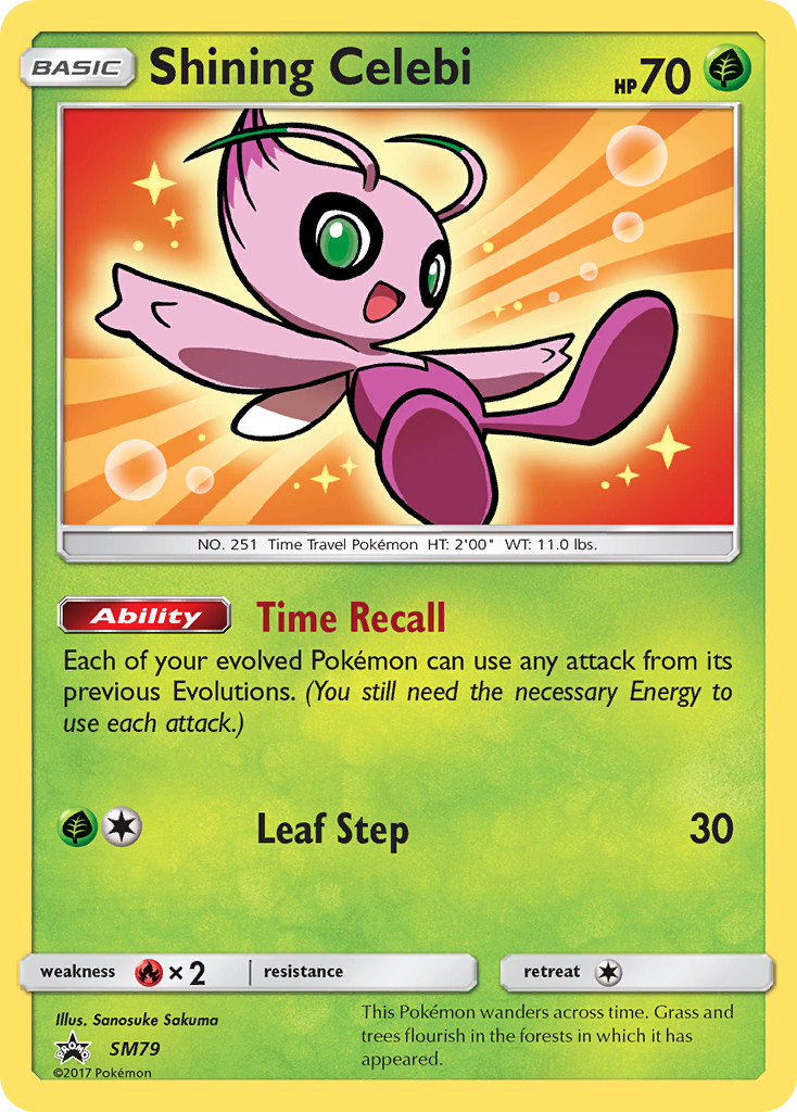 Shining Celebi (SM79) [Sun & Moon: Black Star Promos] | Good Games North