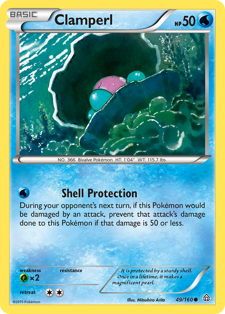 Clamperl (49/160) [XY: Primal Clash] | Good Games North