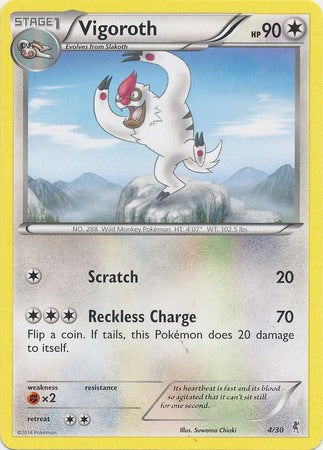 Vigoroth (4/30) [XY: Trainer Kit 1 - Bisharp] | Good Games North