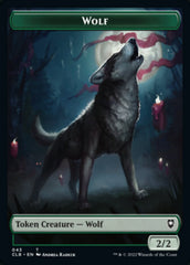 Wolf // Insect Double-sided Token [Commander Legends: Battle for Baldur's Gate Tokens] | Good Games North