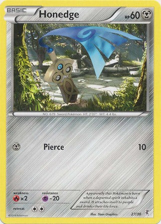 Honedge (27/30) [XY: Trainer Kit 1 - Bisharp] | Good Games North