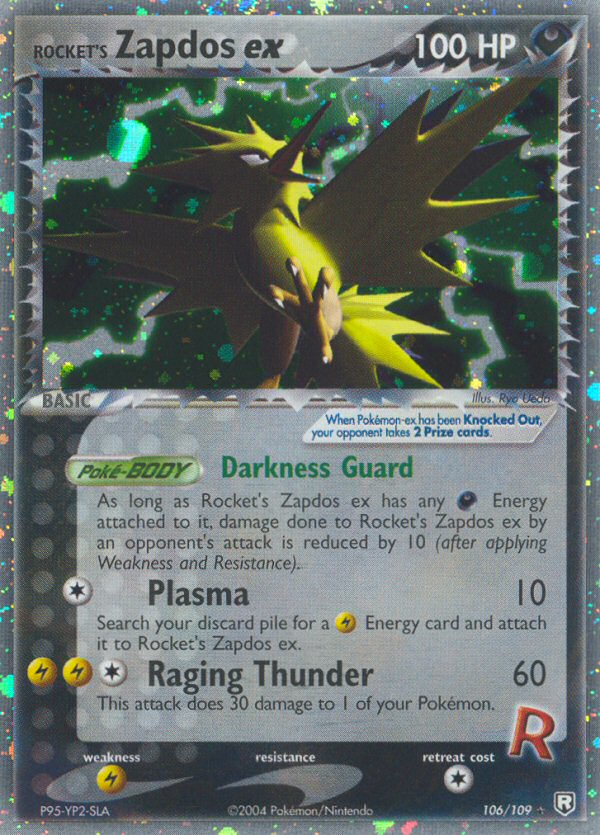 Rocket's Zapdos ex (106/109) [EX: Team Rocket Returns] | Good Games North