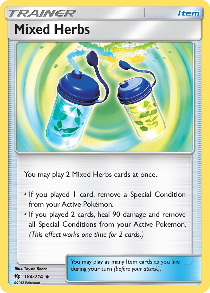 Mixed Herbs (184/214) [Sun & Moon: Lost Thunder] | Good Games North